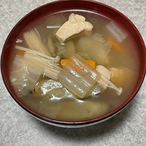 野菜たっぷり汁